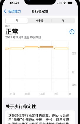 乐业iPhone手机维修如何在iPhone开启'步行稳定性通知'