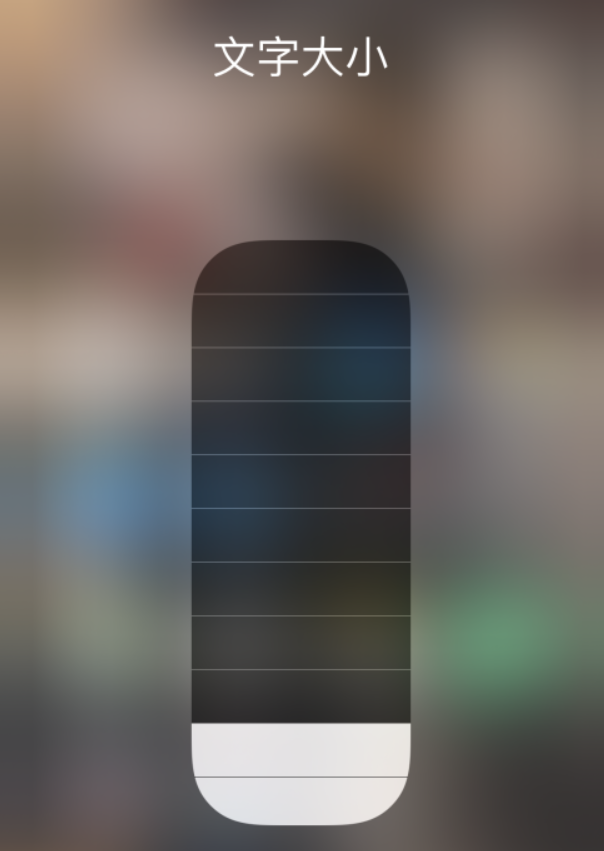 乐业苹果手机维修分享小技巧：在 iPhone 控制中心快速调节字体大小 