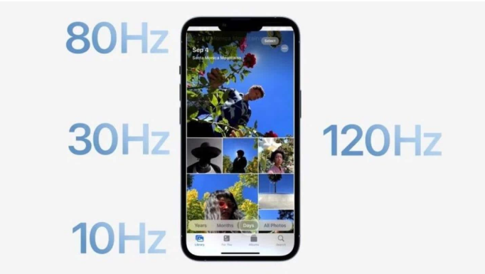 乐业苹果14维修分享iPhone 14有高刷吗 