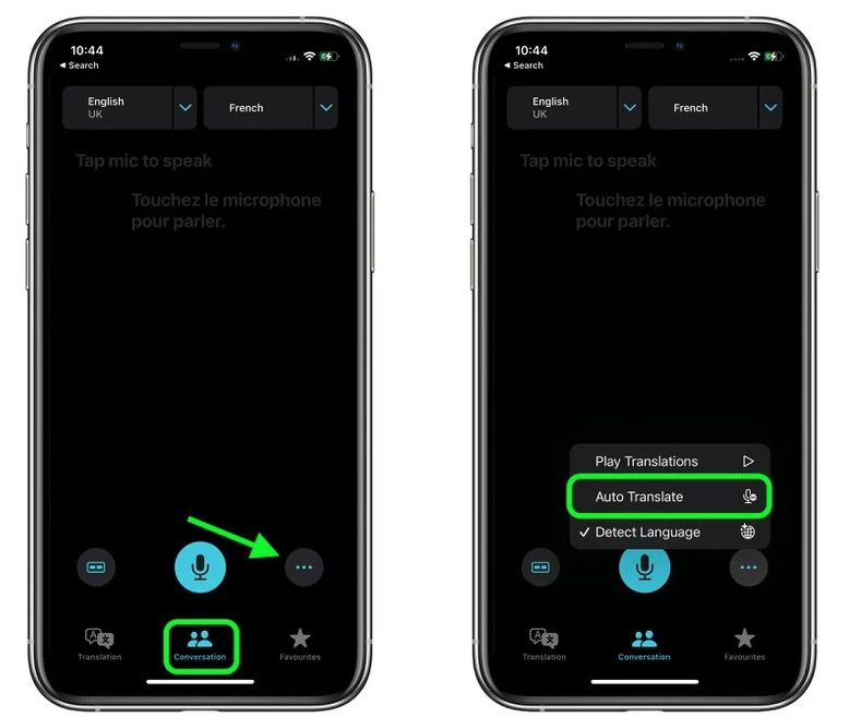 乐业苹果手机维修分享iOS 15 “翻译” App 新改进 